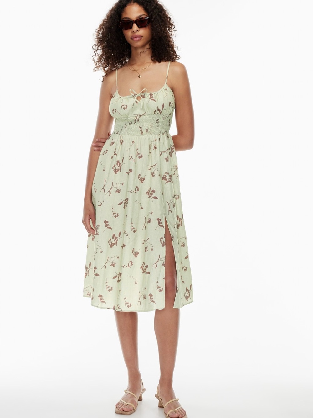 Aritzia Wilfred Genoa Cottagecore Dress L